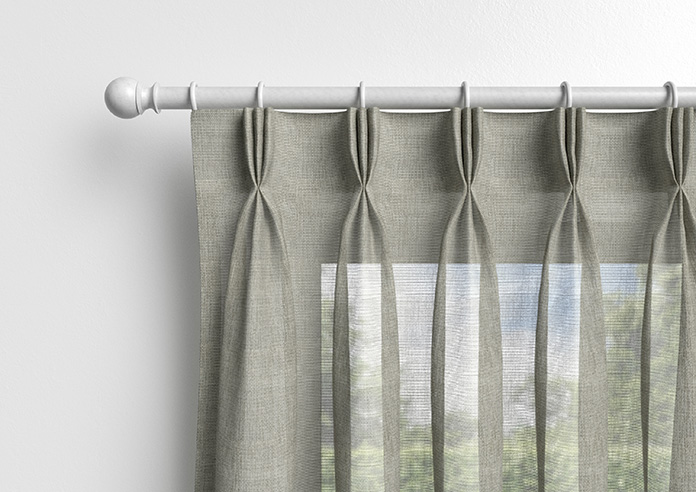 Coachella Voile, Silver Glint - Made to Measure Curtains - Image 12